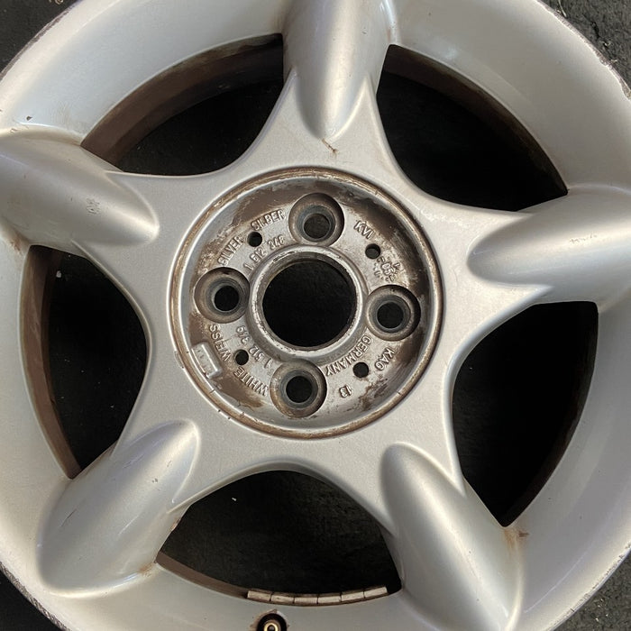 16" MINI COOPER 02-06 16x6.5 alloy 5 straight spokes silver Original OEM Wheel Rim