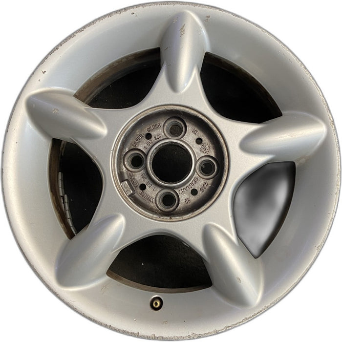 16" MINI COOPER 02-06 16x6.5 alloy 5 straight spokes silver Original OEM Wheel Rim