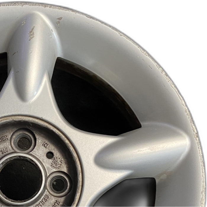 16" MINI COOPER 02-06 16x6.5 alloy 5 straight spokes silver Original OEM Wheel Rim