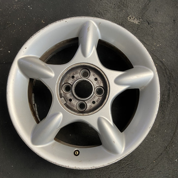 16" MINI COOPER 02-06 16x6.5 alloy 5 straight spokes silver Original OEM Wheel Rim