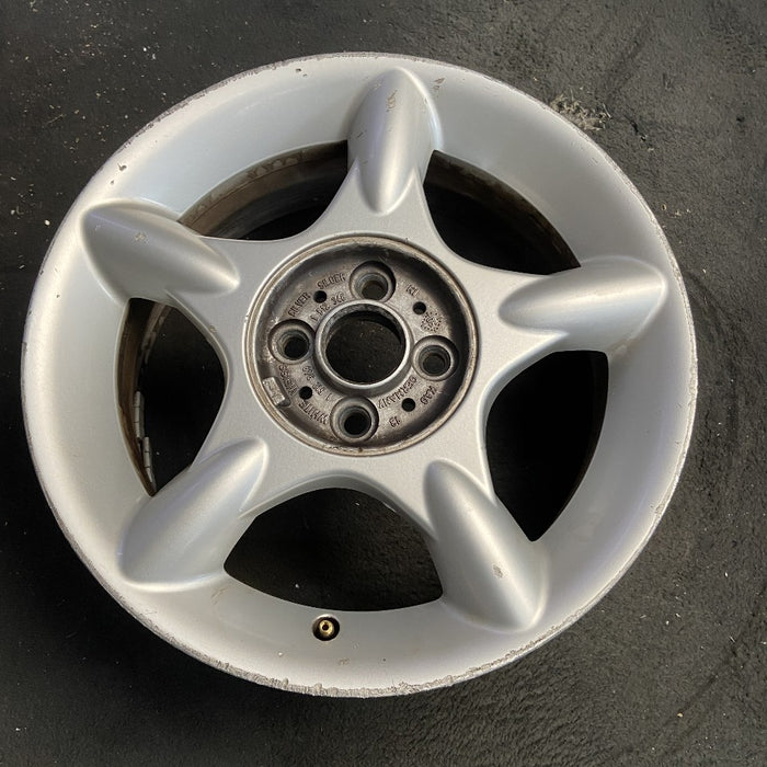 16" MINI COOPER 02-06 16x6.5 alloy 5 straight spokes silver Original OEM Wheel Rim