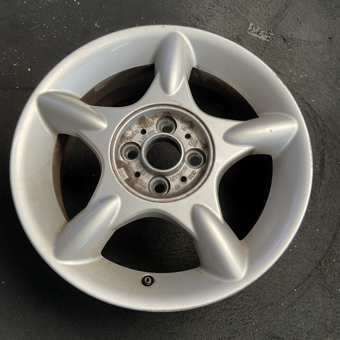 16" MINI COOPER 02-06 16x6.5 alloy 5 straight spokes silver Original OEM Wheel Rim