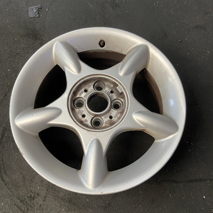 16" MINI COOPER 02-06 16x6.5 alloy 5 straight spokes silver Original OEM Wheel Rim
