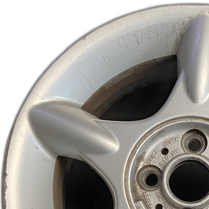 16" MINI COOPER 02-06 16x6.5 alloy 5 straight spokes silver Original OEM Wheel Rim
