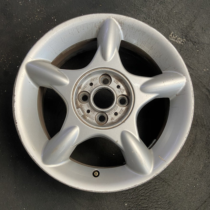 16" MINI COOPER 02-06 16x6.5 alloy 5 straight spokes silver Original OEM Wheel Rim