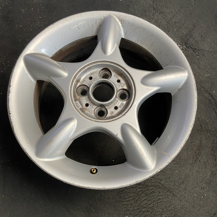 16" MINI COOPER 02-06 16x6.5 alloy 5 straight spokes silver Original OEM Wheel Rim