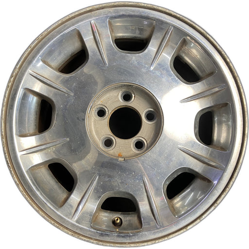 17" 300 05-06 17x7, aluminum, 8 spoke Original OEM Wheel Rim - Front View