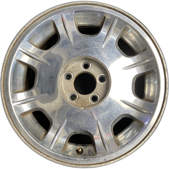 17" 300 05-06 17x7, aluminum, 8 spoke Original OEM Wheel Rim - Front View