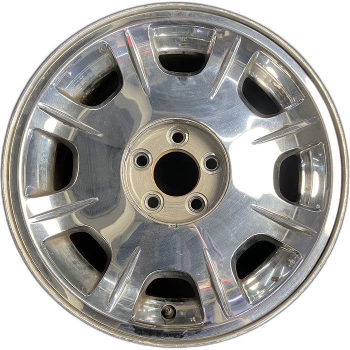 17" 300 05-06 17x7, aluminum, 8 spoke Original OEM Wheel Rim - Front View