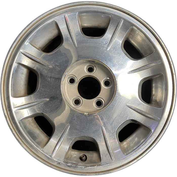 17" 300 05-06 17x7, aluminum, 8 spoke Original OEM Wheel Rim - Front View