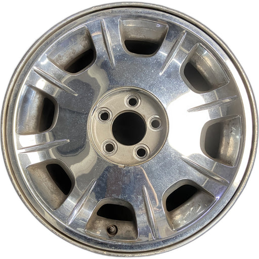 17" 300 05-06 17x7, aluminum, 8 spoke Original OEM Wheel Rim - Front View