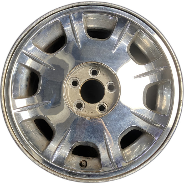 17" 300 05-06 17x7, aluminum, 8 spoke Original OEM Wheel Rim - Front View