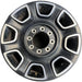 20" FORD F250SD PICKUP 23-25 20x8, , solid spoke, black, slotted spoke Original - Front View