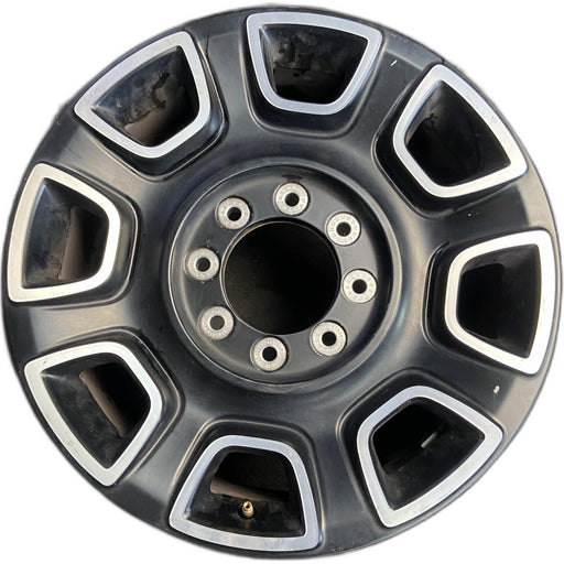 20" FORD F250SD PICKUP 23-25 20x8, , solid spoke, black, slotted spoke Original - Front View