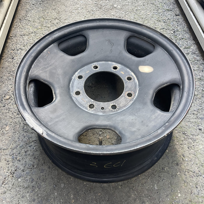 18" FORD F250SD PICKUP 05 18x8 , 5 spoke , steel, argent Original OEM Wheel Rim - View 7