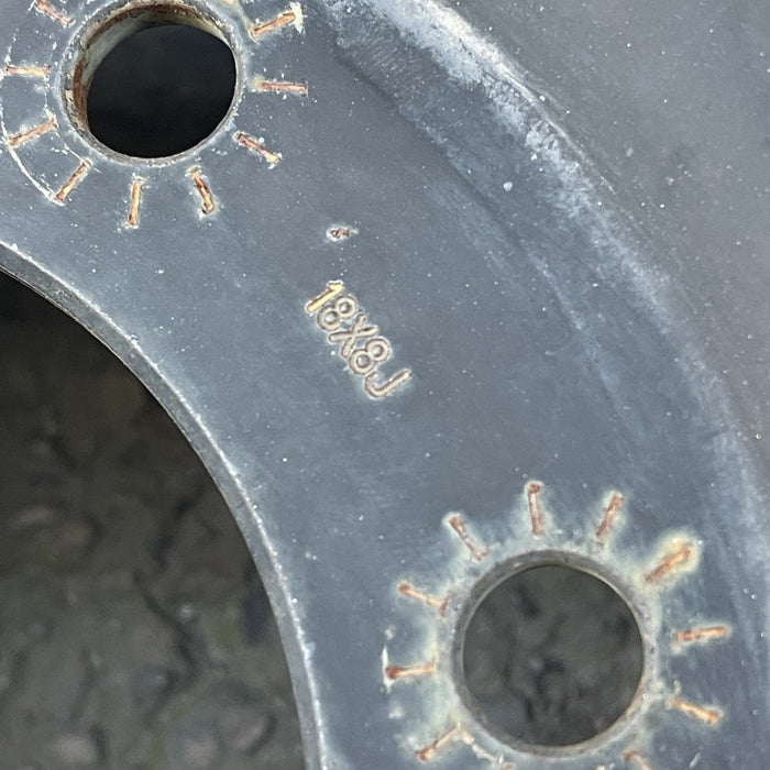 18" FORD F250SD PICKUP 05 18x8 , 5 spoke , steel, argent Original OEM Wheel Rim - View 10