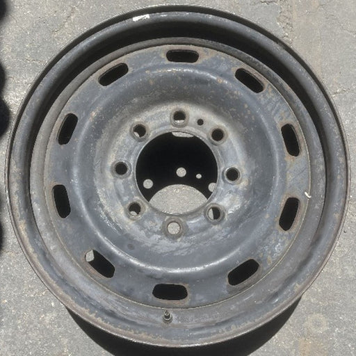 17" DODGE 1500 PICKUP 06-08 8 lug, , steel, spare Original OEM Wheel Rim - Front View