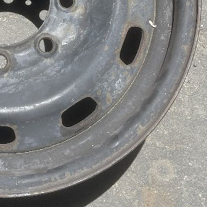 17" DODGE 1500 PICKUP 06-08 8 lug, , steel, spare Original OEM Wheel Rim - Back View
