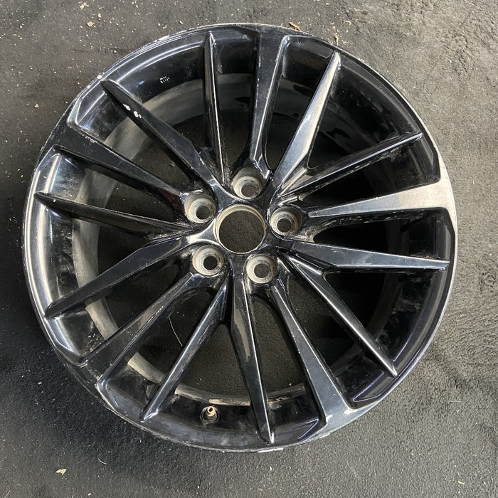 19" CAMRY 21-22 19x8 alloy 15 spoke black Original OEM Wheel Rim