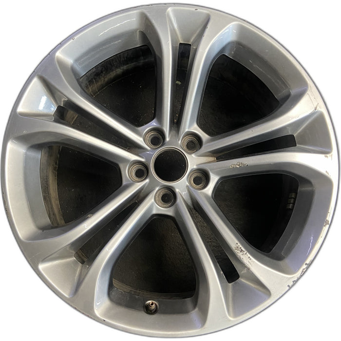 20" CHALLENGER 20 20x8 , , double spoke Original OEM Wheel Rim - Front View