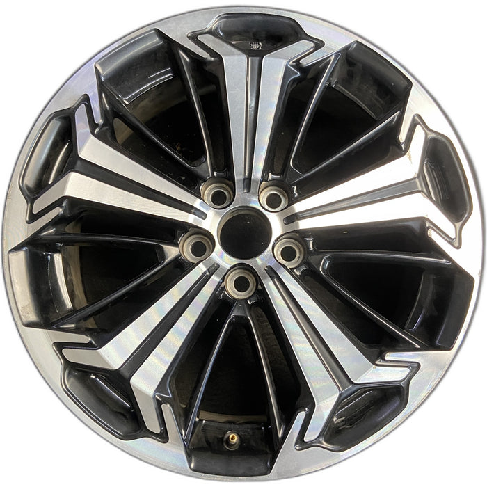 19" RAV4 21-23 19x7.5 , 15 spoke Original OEM Wheel Rim - Front View