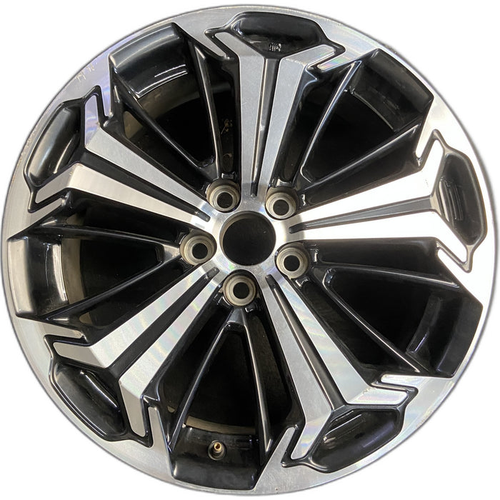 19" RAV4 21-23 19x7.5 , 15 spoke Original OEM Wheel Rim - Front View