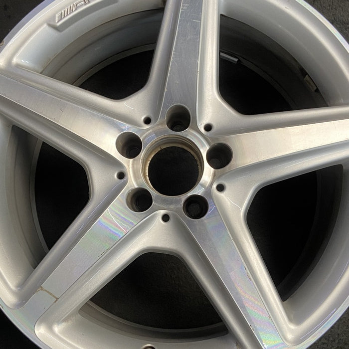 18" MERCEDES CLS-CLASS 12 218 Type; CLS550 AWD 18x8.5 AMG silver accents Original OEM Wheel Rim