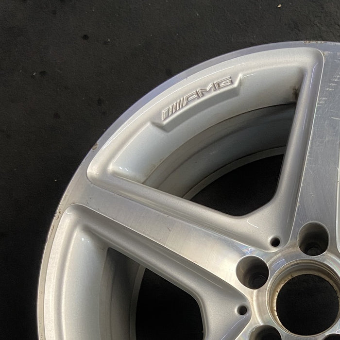18" MERCEDES CLS-CLASS 12 218 Type; CLS550 AWD 18x8.5 AMG silver accents Original OEM Wheel Rim