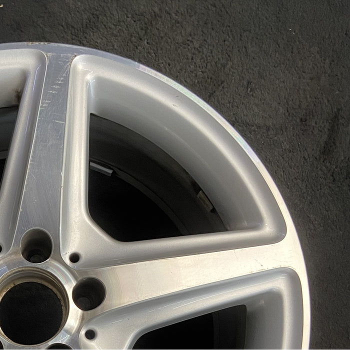 18" MERCEDES CLS-CLASS 12 218 Type; CLS550 AWD 18x8.5 AMG silver accents Original OEM Wheel Rim