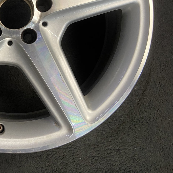 18" MERCEDES CLS-CLASS 12 218 Type; CLS550 AWD 18x8.5 AMG silver accents Original OEM Wheel Rim