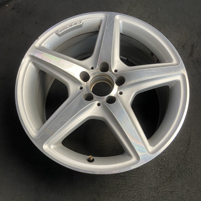 18" MERCEDES CLS-CLASS 12 218 Type; CLS550 AWD 18x8.5 AMG silver accents Original OEM Wheel Rim