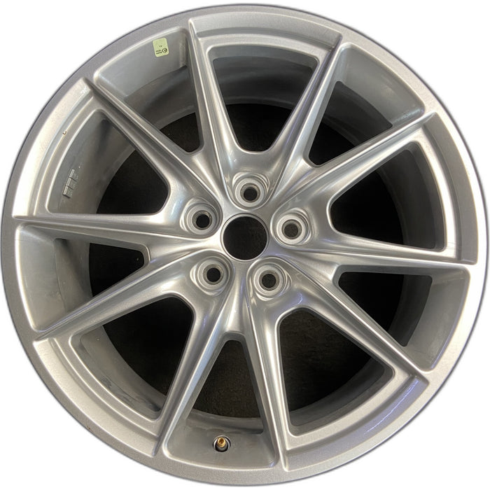 19" MUSTANG 24-25 19x8.5, , V spoke Original OEM Wheel Rim - Front View