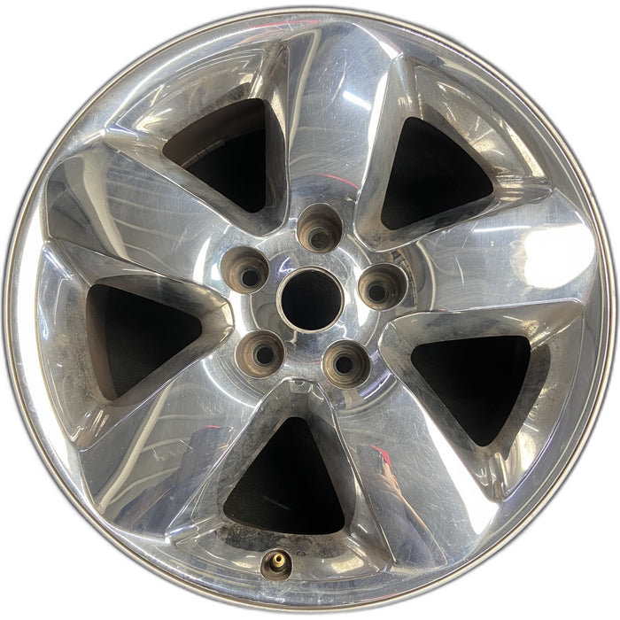 20" DODGE 1500 PICKUP 13 , 20x8, chrome clad Original OEM Wheel Rim - Front View