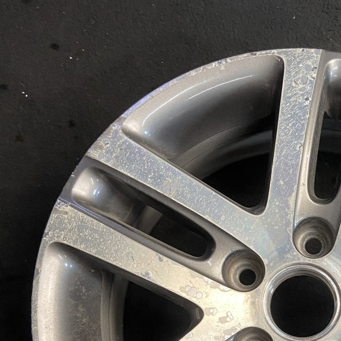 16" JETTA 05-10 VIN K 8th digit 5x112mm 16x6.5 alloy 5 double spoke dark gray Original OEM Wheel Rim