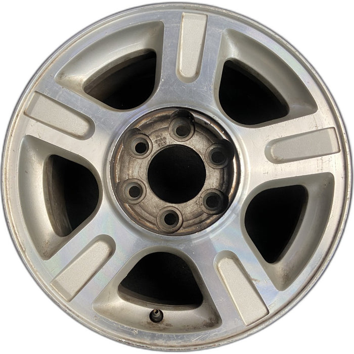 17" EXPEDITION 03 17x7.5 5 spoke aluminum inserts in spokes Original OEM Wheel Rim