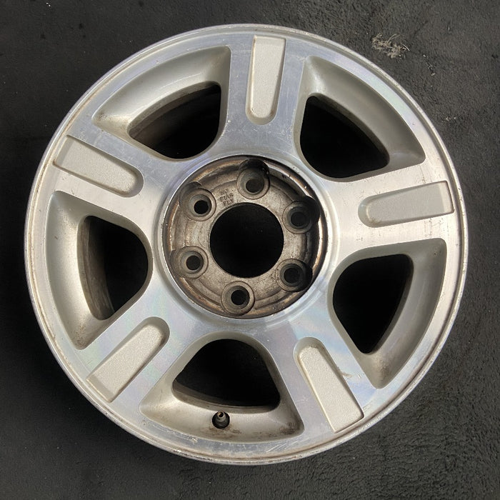 17" EXPEDITION 03 17x7.5 5 spoke aluminum inserts in spokes Original OEM Wheel Rim