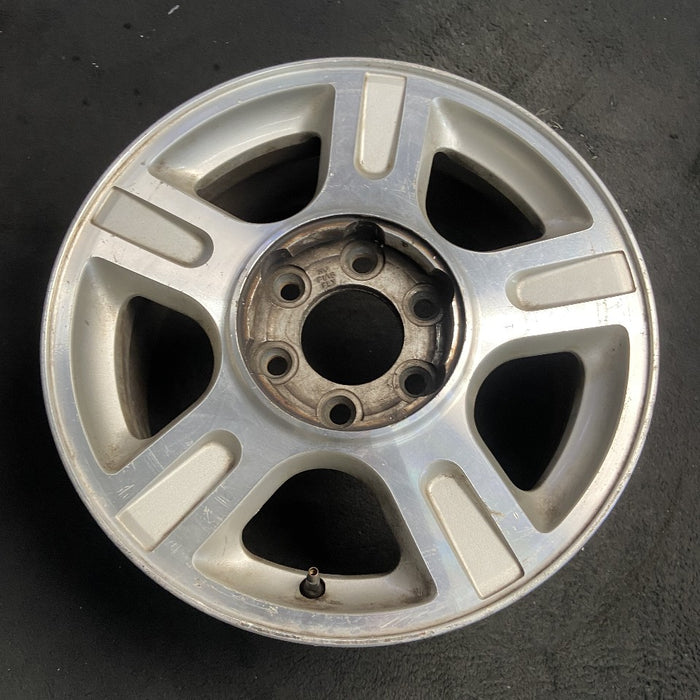 17" EXPEDITION 03 17x7.5 5 spoke aluminum inserts in spokes Original OEM Wheel Rim
