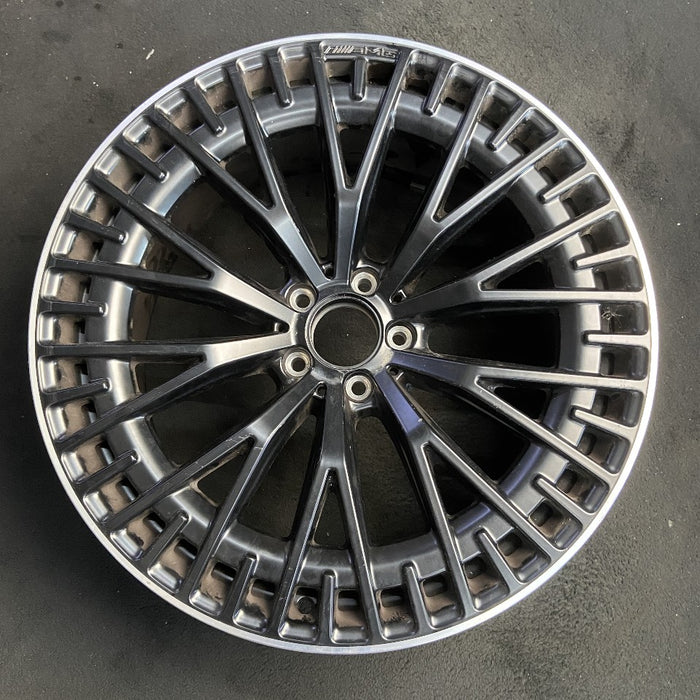 21" EQS-CLASS 23-25 297 Type 21x10 10 Y spoke black Original OEM Wheel Rim