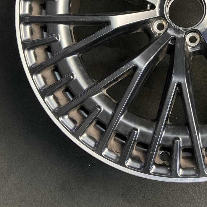21" EQS-CLASS 23-25 297 Type 21x10 10 Y spoke black Original OEM Wheel Rim