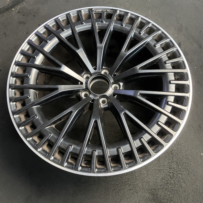 21" EQS-CLASS 23-25 297 Type, 21x10, 10 Y spoke, black Original OEM Wheel Rim - View 7