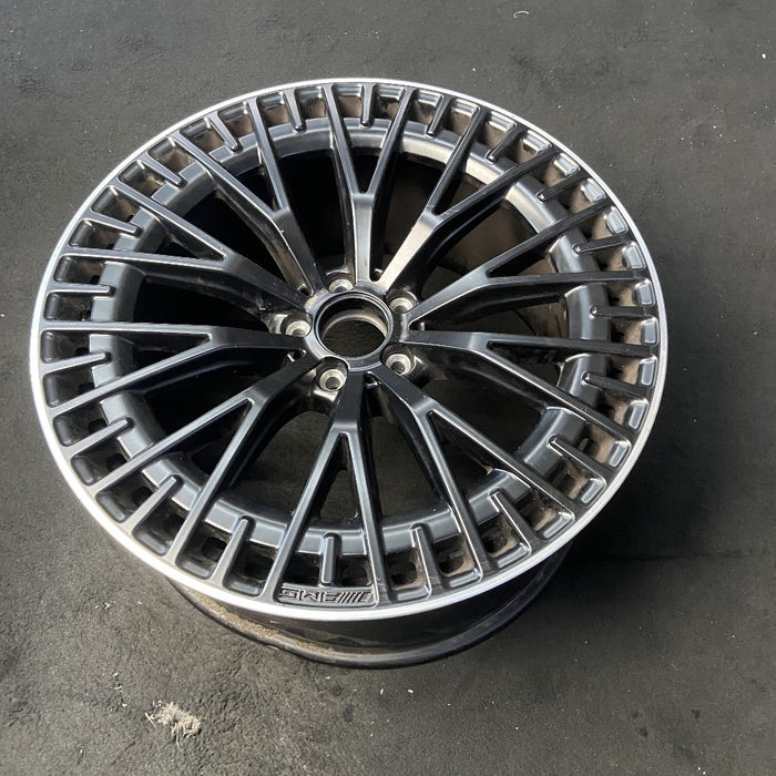21" EQS-CLASS 23-25 297 Type 21x10 10 Y spoke black Original OEM Wheel Rim