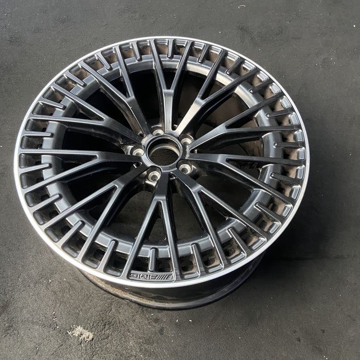 21" EQS-CLASS 23-25 297 Type, 21x10, 10 Y spoke, black Original OEM Wheel Rim - View 8