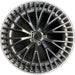21" EQS-CLASS 23-25 297 Type, 21x10, 10 Y spoke, black Original OEM Wheel Rim - Front View