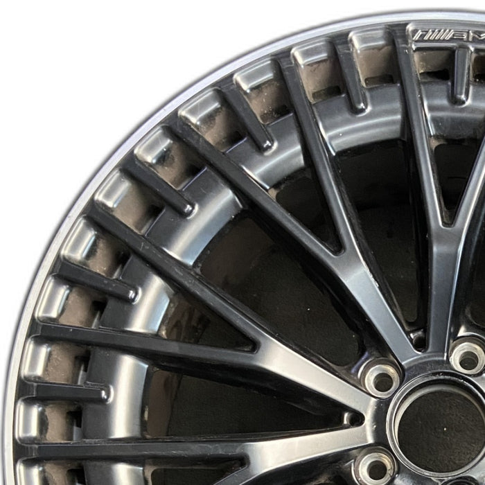 21" EQS-CLASS 23-25 297 Type 21x10 10 Y spoke black Original OEM Wheel Rim