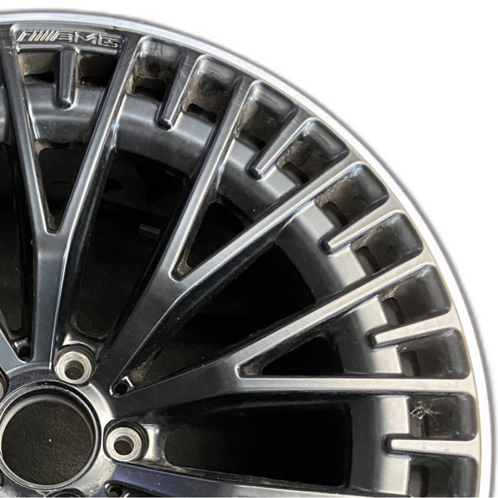 21" EQS-CLASS 23-25 297 Type 21x10 10 Y spoke black Original OEM Wheel Rim