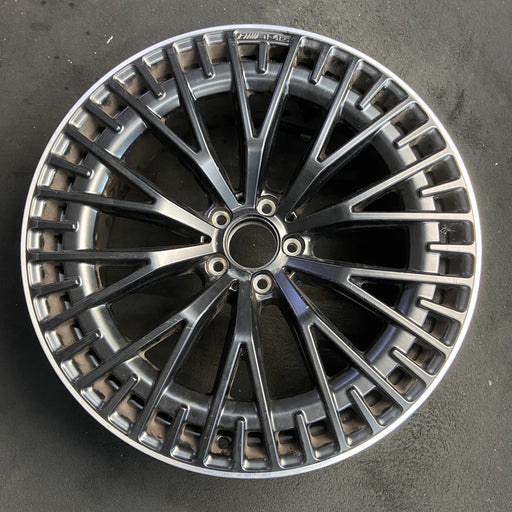 21" EQS-CLASS 23-25 297 Type, 21x10, 10 Y spoke, black Original OEM Wheel Rim - Additional View