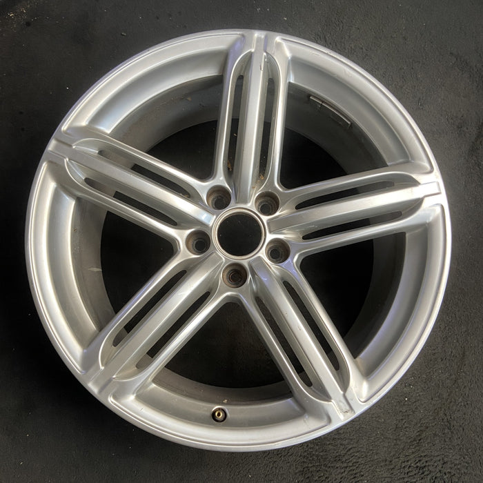 19" AUDI A5 08-09 19x9, 5 spoke Original OEM Wheel Rim - Additional View