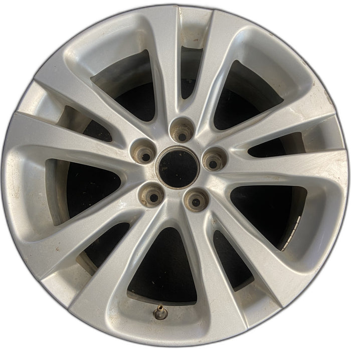 17" 200 15-17 , alloy, 17x7.5, , , tech silver Original OEM Wheel Rim - Front View