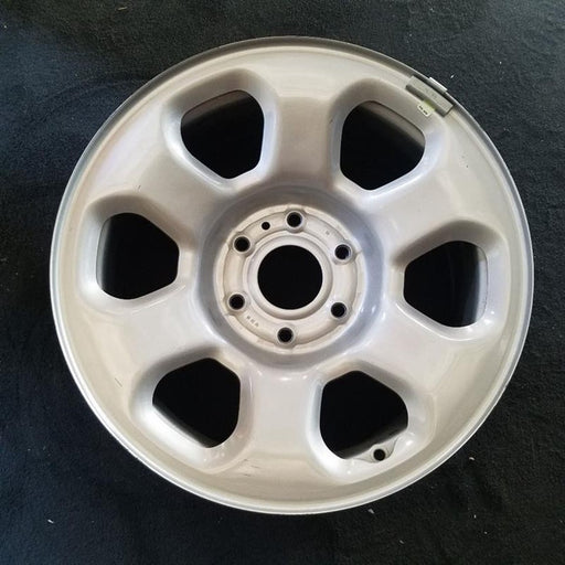 18" TITAN 13-15 18x8, steel, 6 spoke styled steel Original OEM Wheel Rim - Front View