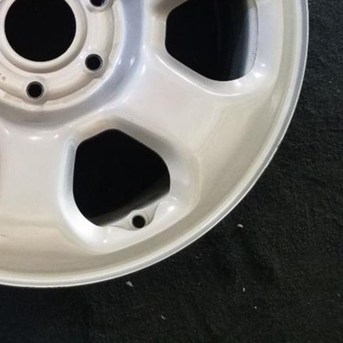 18" TITAN 13-15 18x8, steel, 6 spoke styled steel Original OEM Wheel Rim - Back View